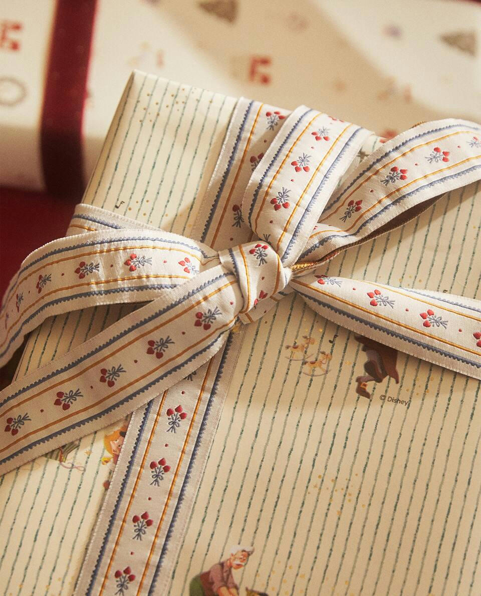 CHILDREN¡¯S REVERSIBLE CHRISTMAS GIFT WRAPPING RIBBON