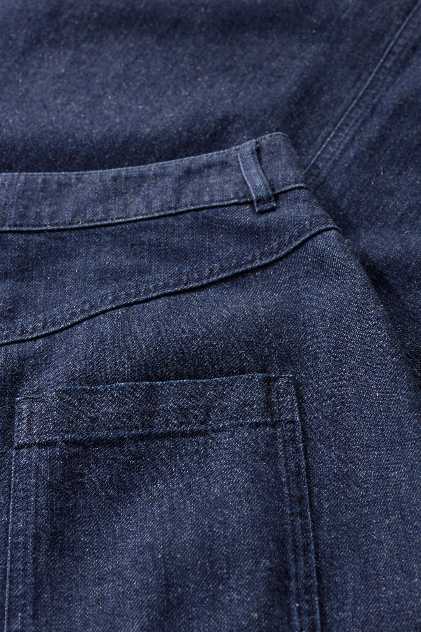 Fruit Tree Midi Denim Skirt