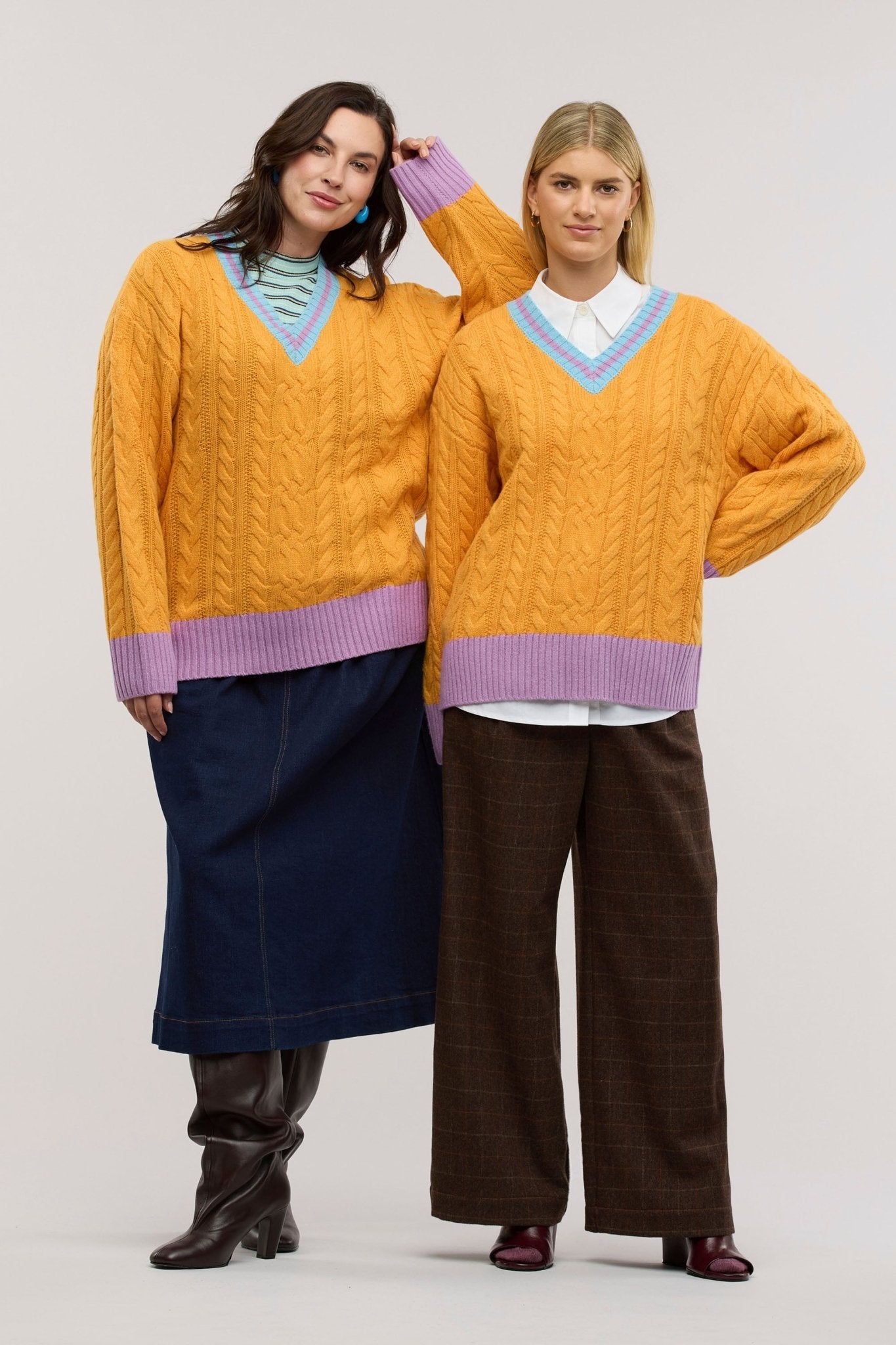Halcyon Cable Knit Jumper