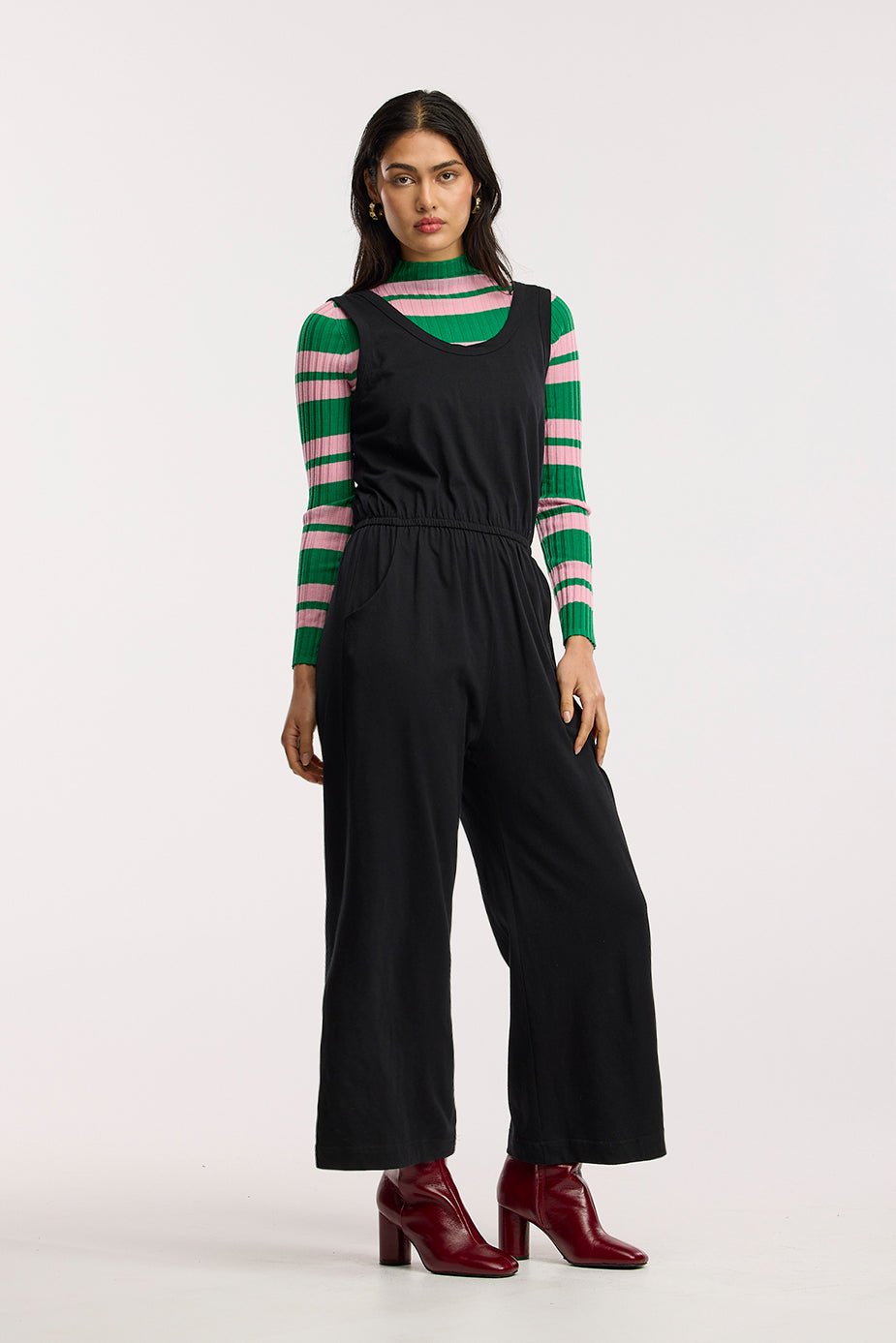 Organic Wide Leg Traveller Jumpsuit