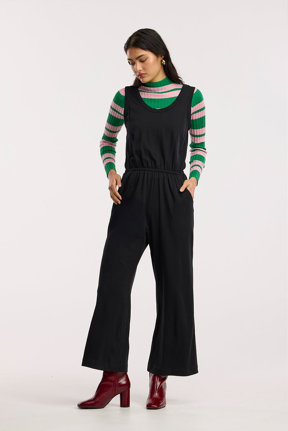Organic Wide Leg Traveller Jumpsuit